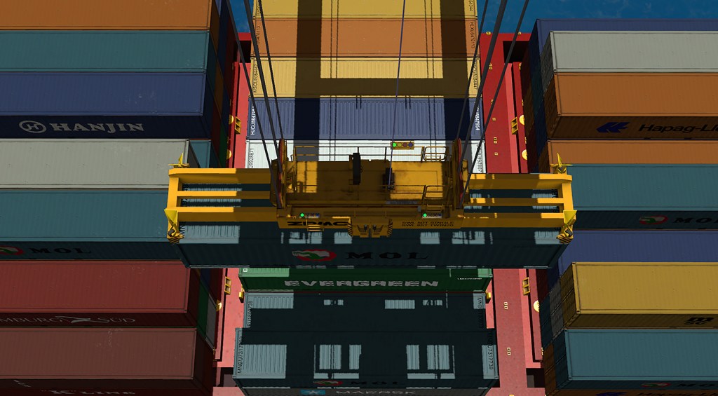 ship container simulation solutions